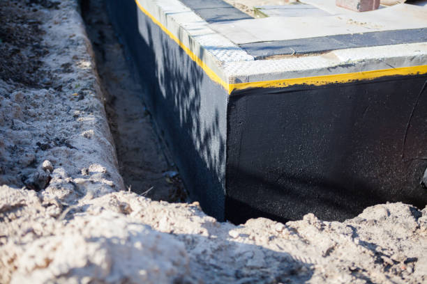 Residential Waterproofing installation at a Jonesville, NC home by SJ Waterproofing Pros