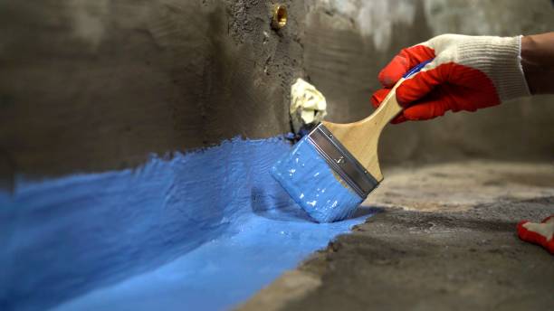 Commercial Waterproofing project at a Jonesville, NC business property by SJ Waterproofing Pros